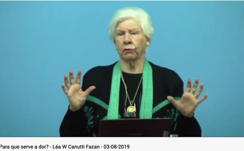 Palestra da Professora Léa Fazan