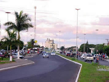 Vista histórica da cidade de Lins